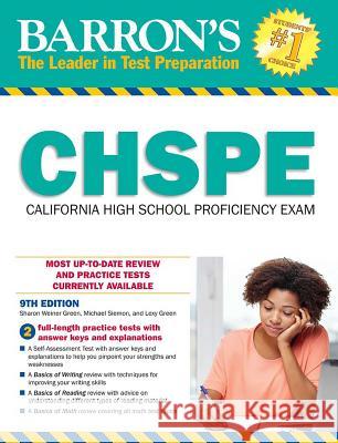 Chspe: California High School Proficiency Exam Green, Sharon Weiner 9781438009667