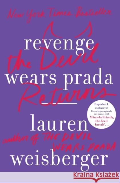 Revenge Wears Prada: The Devil Returns Lauren Weisberger 9781439136645 Simon & Schuster
