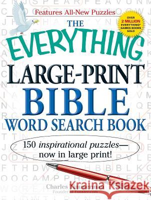 The Everything Large-Print Bible Word Search Book Timmerman, Charles 9781440530715 Adams Media Corporation
