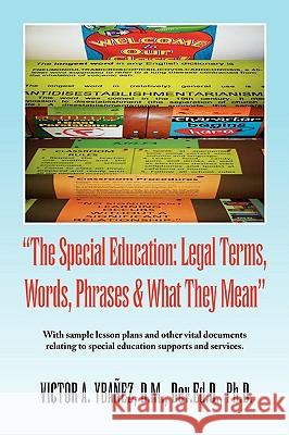 Special Education: Legal Terms, Words and Phrases Ybanez, Victor A. 9781441506962 Xlibris Corporation