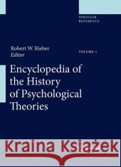 Encyclopedia of the History of Psychological Theories Robert W. Rieber 9781441904256