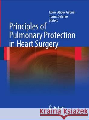 Principles of Pulmonary Protection in Heart Surgery Edmo Atique Gabriel Tomas Salerno 9781447157069 Springer