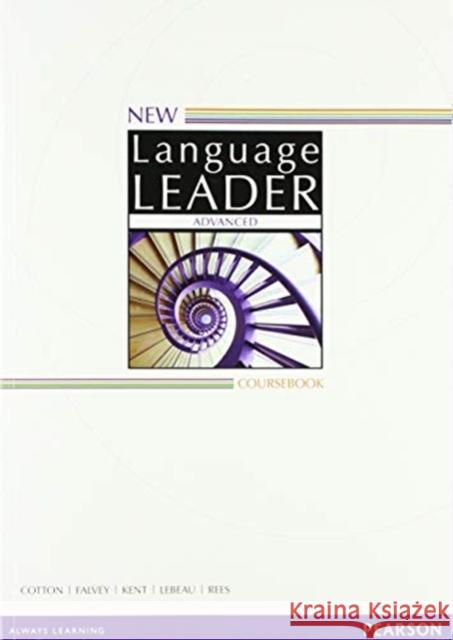 New Language Leader Advanced Coursebook for Pack Cotton, David; Falvey, David; Rees, Gareth 9781447948162 Pearson Longman