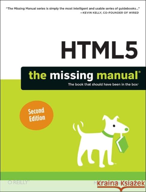 Html5: The Missing Manual MacDonald, Matthew 9781449363260