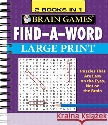 Brain Games - 2 Books in 1 - Find-A-Word Publications International Ltd 9781450882972 Publications International, Ltd.