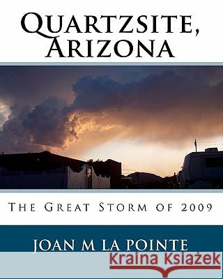 Quartzsite, Arizona: The Great Storm of 2009 Joan M. L 9781451553741 Createspace