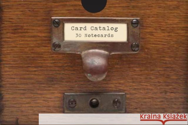 Card Catalog: 30 Notecards from the Library of Congress Chronicle Books 9781452114323