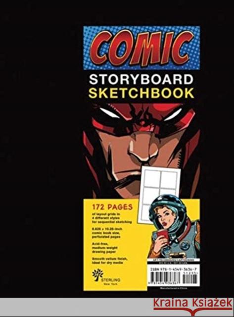 Comic Storyboard Sketchbook Sterling Publishing Company 9781454936367 Sterling