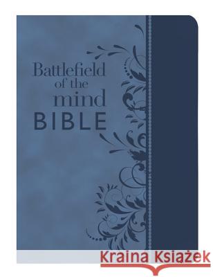 Battlefield of the Mind Bible, Blue Leatherluxe(r): Renew Your Mind Through the Power of God's Word Meyer, Joyce 9781455595334