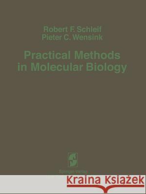 Practical Methods in Molecular Biology Robert F Pieter C Robert F. Schleif 9781461259589 Springer