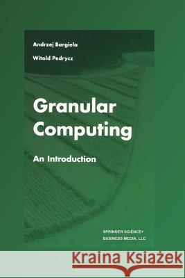 Granular Computing: An Introduction Bargiela, Andrzej 9781461353614