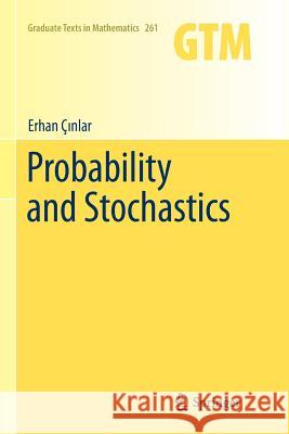 Probability and Stochastics Erhan C 9781461428121 Springer