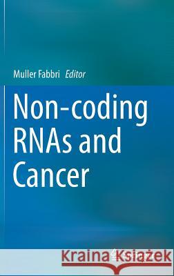 Non-Coding Rnas and Cancer Fabbri, Muller 9781461484431 Springer