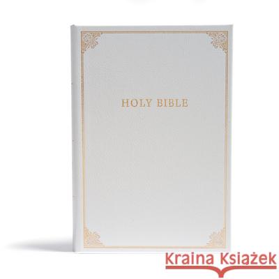 CSB Family Bible, White Bonded Leather Over Board Csb Bibles by Holman 9781462779574 Holman Bibles