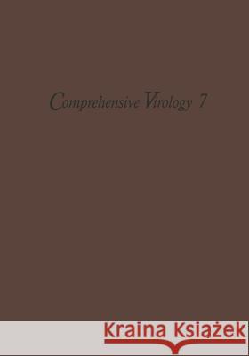 Comprehensive Virology: 7 Reproduction: Bacterial DNA Viruses Fraenkel-Conrat, H. 9781468427141