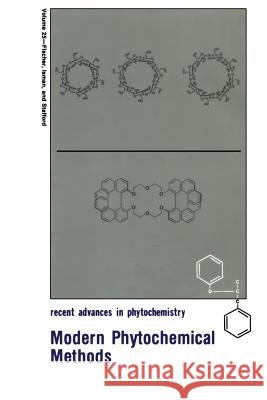 Modern Phytochemical Methods Nikolaus H Murray B Helen A 9781468490626 Springer