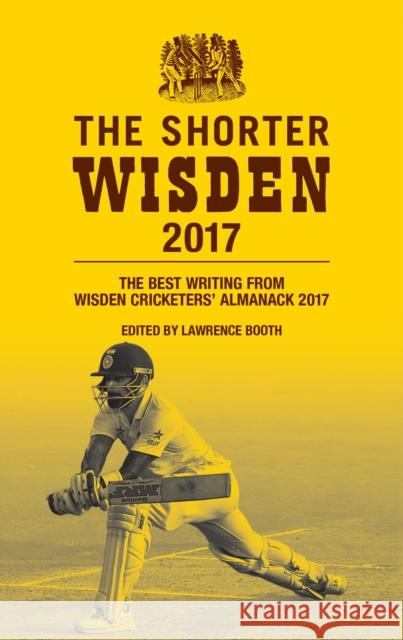 Wisden Cricketers' Almanack 2017   9781472935175 