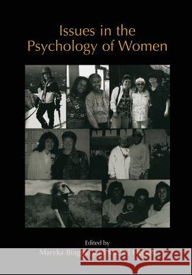 Issues in the Psychology of Women Maryka Biaggio Michel Hersen 9781475782387