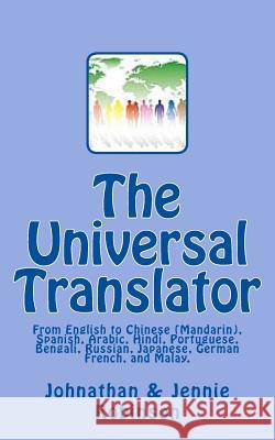 The Universal Translator Johnathan -. Jennie Robinson 9781482536096 Createspace