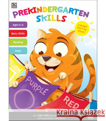 Prekindergarten Skills Thinking Kids                            Carson-Dellosa Publishing 9781483841144 Thinking Kids