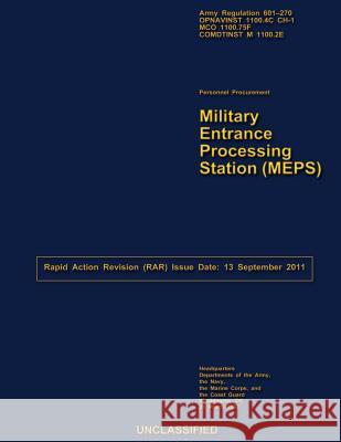 Military Entrance Processing Station (MEPS) U. S. Navy 9781484982037 Createspace