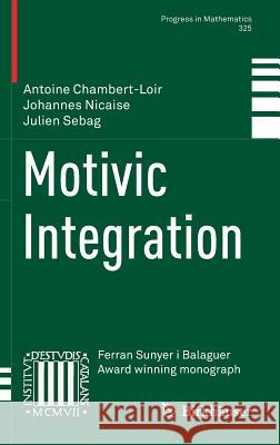 Motivic Integration Antoine Chambert-Loir Johannes Nicaise Julien Sebag 9781493978854 Birkhauser
