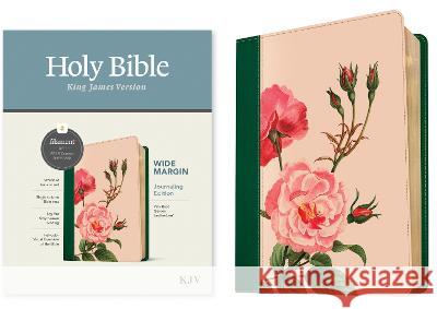 KJV Wide Margin Bible, Filament Enabled Edition (Red Letter, Leatherlike, Pink Rose Garden) Tyndale 9781496479174 Tyndale House Publishers