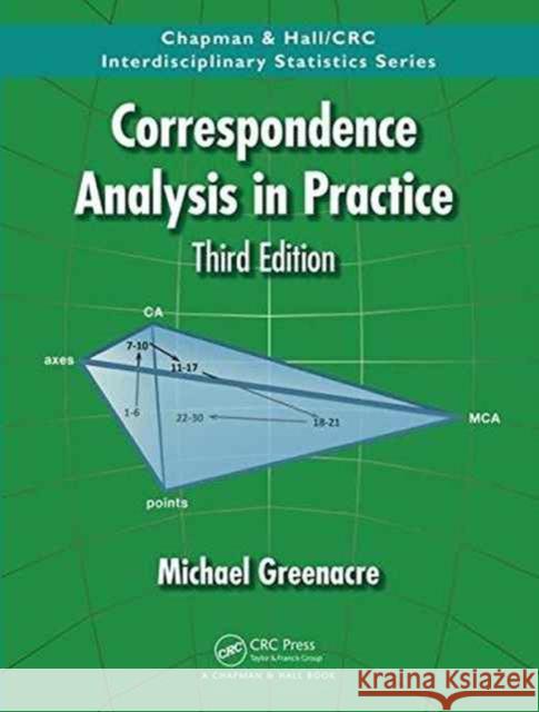 Correspondence Analysis in Practice Michael Greenacre 9781498731775