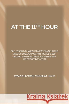 At the 11th Hour: Reflections on Nigeria's Aborted Miss World Pageant 2002, Boko Haram's Tactics & New Global Terrorism Threats in Niger Igboaka, Primus Chuks 9781499031256 Xlibris Corporation