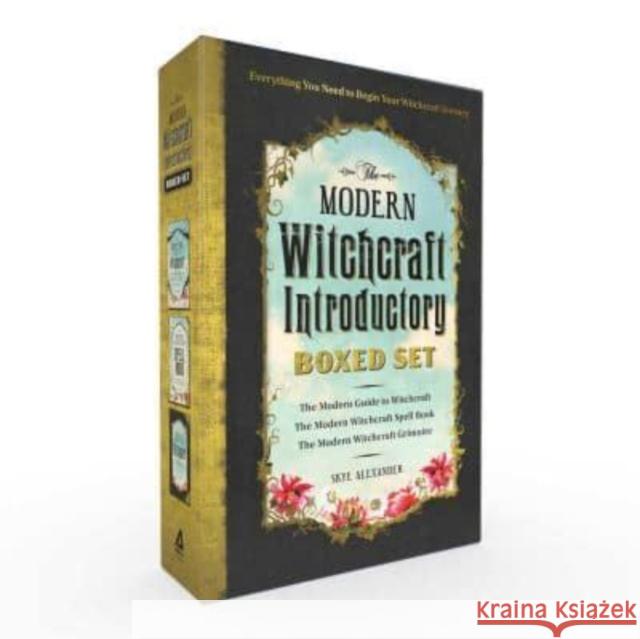 The Modern Witchcraft Introductory Boxed Set: The Modern Guide to Witchcraft, The Modern Witchcraft Spell Book, The Modern Witchcraft Grimoire Skye Alexander 9781507221549 Adams Media Corporation