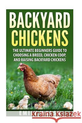 Backyard Chickens: The Ultimate Beginners Guide to Choosing a Breed, Chicken Coop, and Raising Backyard Chickens Emily Walsh 9781511582377 Createspace Independent Publishing Platform