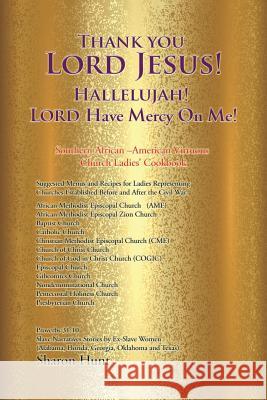 Thank you Lord Jesus! Hallelujah! Lord have mercy on Me! Hunt, Sharon 9781514412145 Xlibris