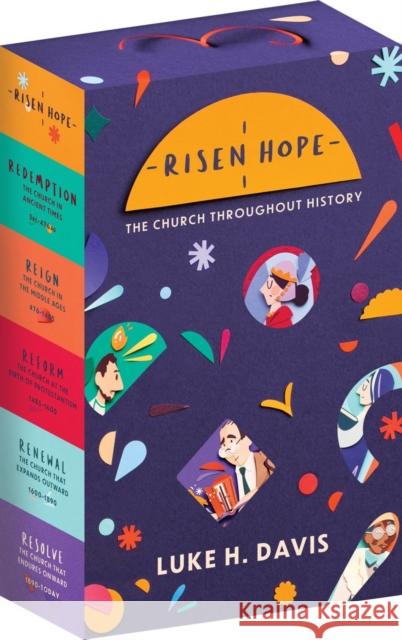 Risen Hope Box Set: The Church Throughout History Luke H. Davis 9781527111288 Christian Focus Publications Ltd