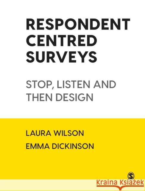 Respondent Centred Surveys Wilson, Laura 9781529701272