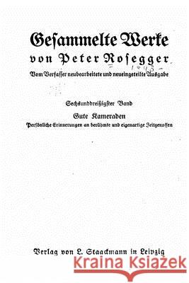 Gesammelte werke Rosegger, Peter 9781534616127