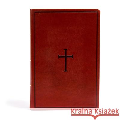 KJV Super Giant Print Reference Bible, Brown Leathertouch, Indexed Holman Bible Staff 9781535954259