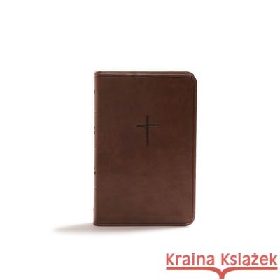 KJV Compact Bible, Brown Leathertouch, Value Edition Holman Bible Publishers 9781535956826 Holman Bibles