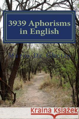 3939 Aphorisms in English Mario D 9781537672007
