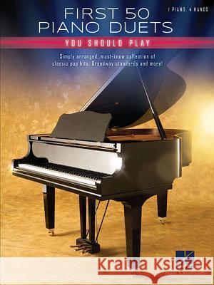 First 50 Piano Duets You Should Play Hal Leonard Corp 9781540027245