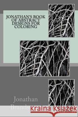 Jonathan's Book of Abstract Designs for Coloring MR Jonathan Jay Brandstater 9781543036541