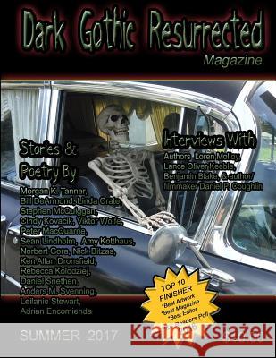 Dark Gothic Resurrected Magazine Summer 2017 Cinsearae S 9781548550813 Createspace Independent Publishing Platform