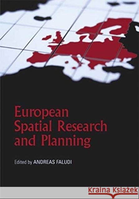 European Spatial Research and Planning Andreas Faludi 9781558441774 Lincoln Institute of Land Policy