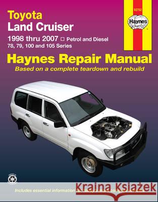 Toyota Landcruiser 2005-07  9781563928826 Haynes Service and Repair Manuals