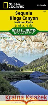 Sequoia and Kings Canyon National Parks Map National Geographic Maps 9781566952989 Not Avail