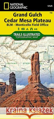 Grand Gulch, Cedar Mesa Plateau Map [Blm - Monticello Field Office] National Geographic Maps 9781566953078 Not Avail