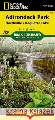 Northville, Raquette Lake: Adirondack Park Map National Geographic Maps 9781566953108 Not Avail