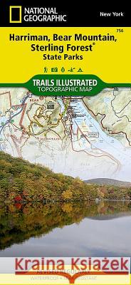 Harriman, Bear Mountain, Sterling Forest State Parks Map National Geographic Maps 9781566956079