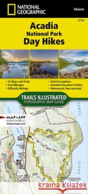 Acadia National Park Day Hikes Map National Geographic Maps 9781566959100