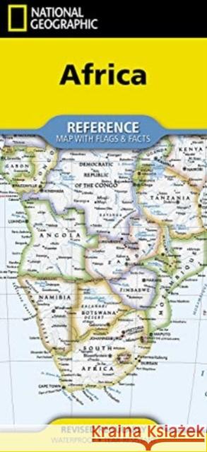 National Geographic Africa Map (Folded with Flags and Facts) National Geographic Maps 9781566959292