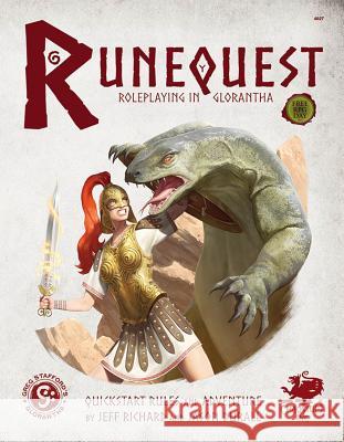 Runequest: Roleplaying in Glorantha Quick Start Jason Durall 9781568824505 Chaosium